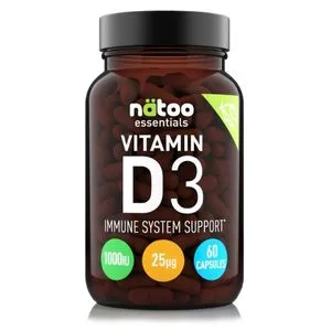 NATOO Essentials Vitamin D3 Vegan 25 mcg 60