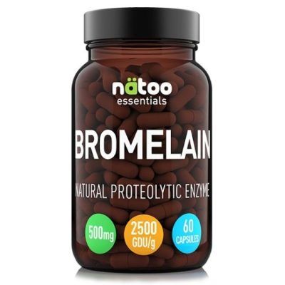 NATOO Essentials  Bromelain 500mg  60 caps