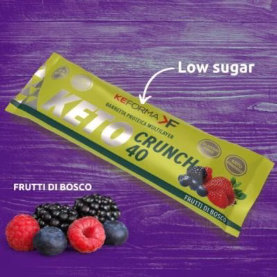 KETO CRUNCH 40g FRUTTI DI B.