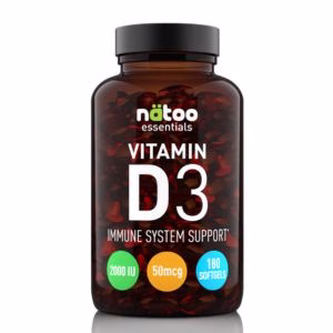 NATOO Essentials Vitamin D3 4000IU (100mcg) 90 softgel