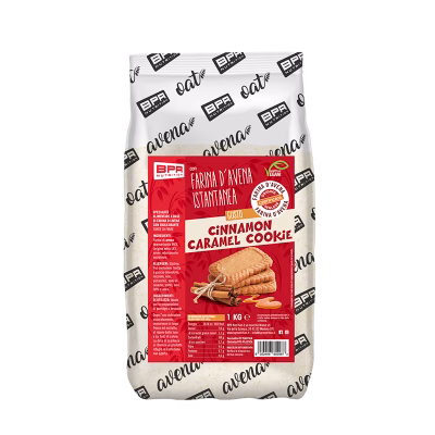 FARINA AVENA AROMATIZZATA 1KG CINNAMON CARAMEL COOKIE