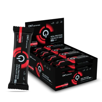 Metapure 40% Protein Bar 12 x 65g gusto Creamy Strawberry