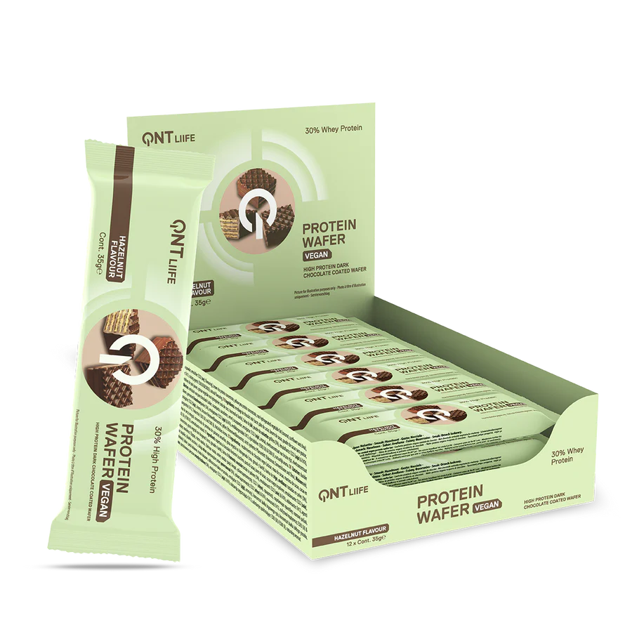 Vegan Protein Wafer bar 12 x 35g gusto Nocciola