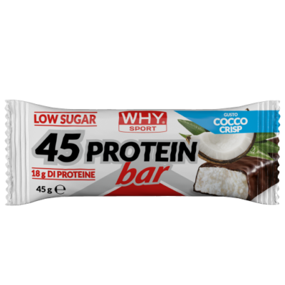 WHY SPORT 45 PROTEIN BAR COCCO CRISP 45G