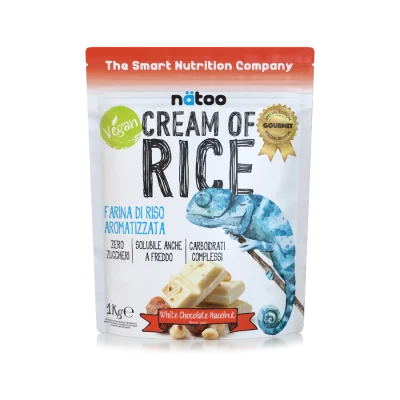 NATOO CREAM OF RICE 1KG WHITE CIOCOLATE