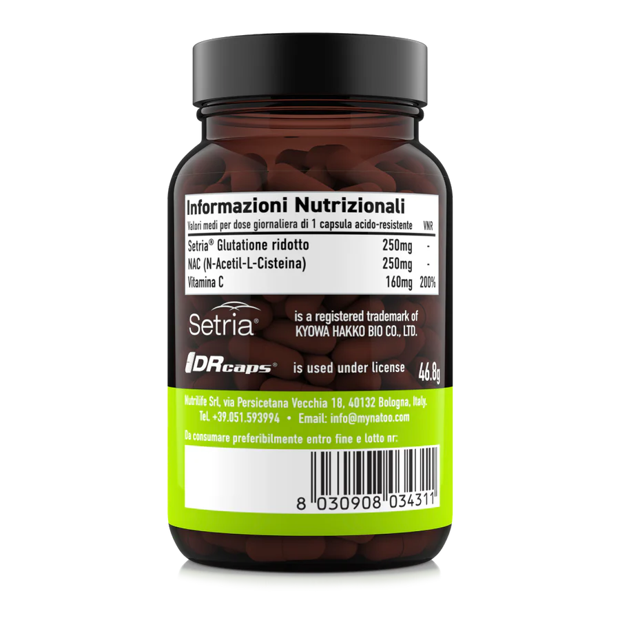 NATOO GLUTATIONE COMPLEX 60 CPS - immagine 2