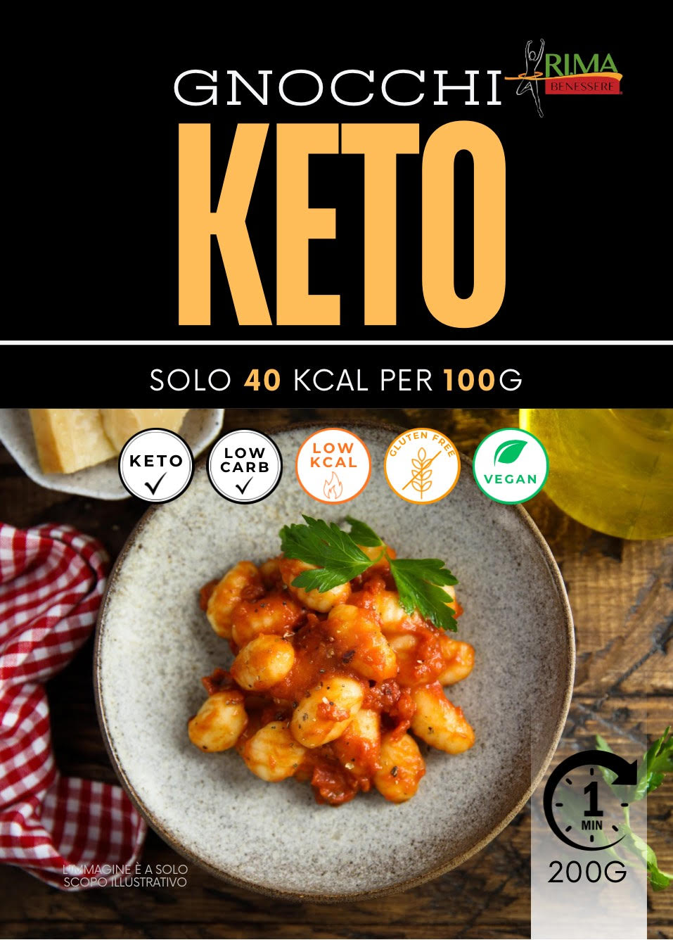 GNOCCHI KETO 200 GR - immagine 3