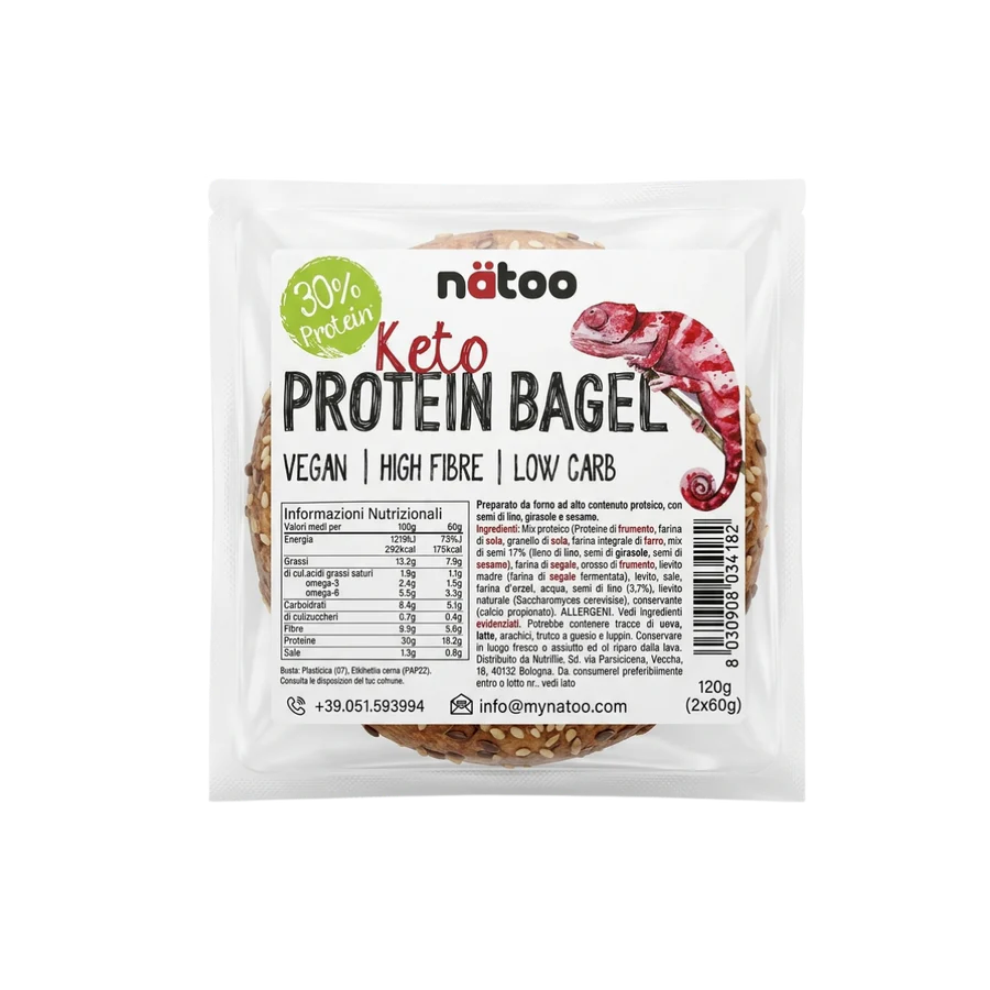 KETO PROTEIN BAGEL 240 GR (4X6OG) 2 PACK